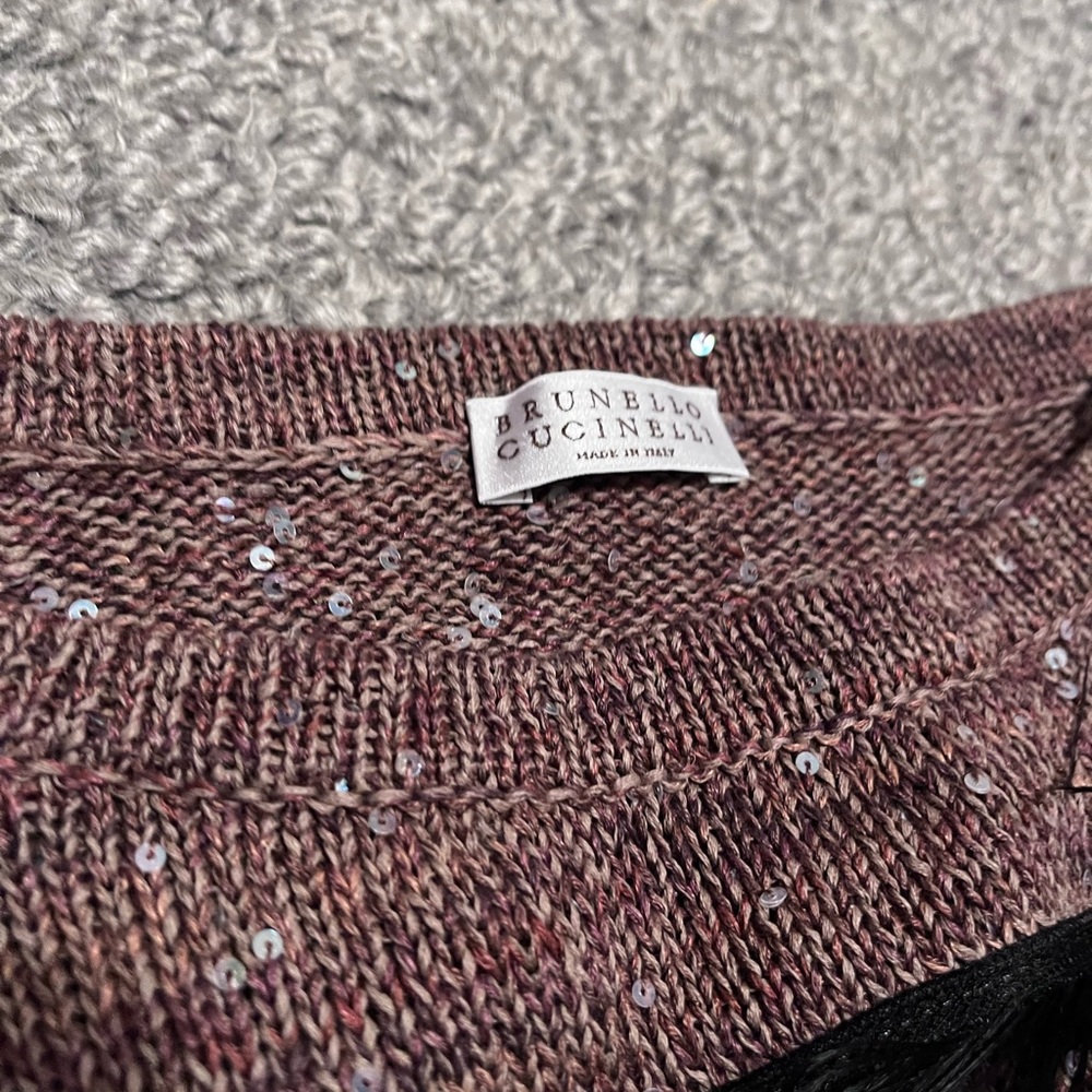 Brunello Cucinelli crop sweater NEW - Picture 2 of 9